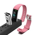 thumbnail image 3 of Runmifit bracelet Intelligent à Fréquence Cardiaque pour la Température Corporelle, bracelet de Pression, bracelet Étanche pour la Température Corporelle, Rose, 3 of 9