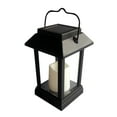 thumbnail image 1 of IKemiter Solar Power Waterproof LED Garden Candle Light Outdoor Lighting Hanging Lantern Lamp, 1 of 6