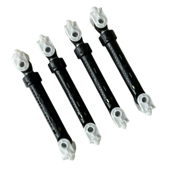 4Pcs Premium Shock Absorber Rods for Maytag Washers, Black Replacement Parts, Vibration Control