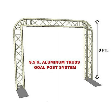 Cedarslink Complete Square Aluminum Truss Goal Post Lighting System For DJ Lights Speakers