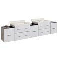 thumbnail image 1 of Imaginations Américaines 88.5 pouces W Vanity Set Blanc, 1 of 1