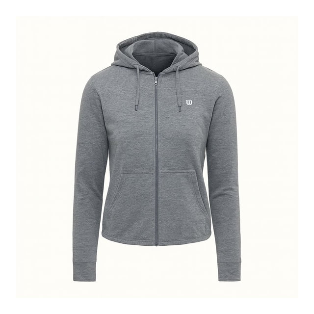 Sudadera Deportiva Wilson para Mujer Color Gris Oxford Talla CH