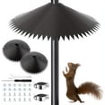 thumbnail image 4 of LEEYNEER 2pcs Squirrel Baffle for Bird Feeder Pole - Wrap Around Squirrel Guard  14-Inch Size  Feeder Protection  Spiked Design  Weatherresistant Material, 4 of 6