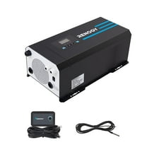 Renogy 2000W 12V Pure Sine Wave Inverter Charger w/ LCD Display, Auto Transfer Switch, Compatible with Lithium Battery, 12V DC to 120V AC, Surge 6000w
