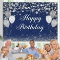 thumbnail image 4 of Blue Boken and Silver Balloon Happy Birthday Backdrop, 4 of 6