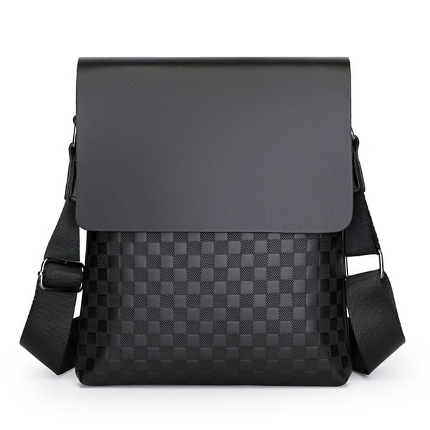 Bolso bandolera de piel para hombre con estilo bandolera