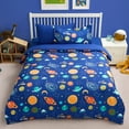 thumbnail image 1 of Juego de ropa de cama Joiedomi Twin de microfibra Cosmic Space de 5 piezas, 1 of 7