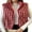 Red, variant on Rdhnmea Women’s Checkered Vest Sleeveless Stand Collar Zip Up Vest Jacket