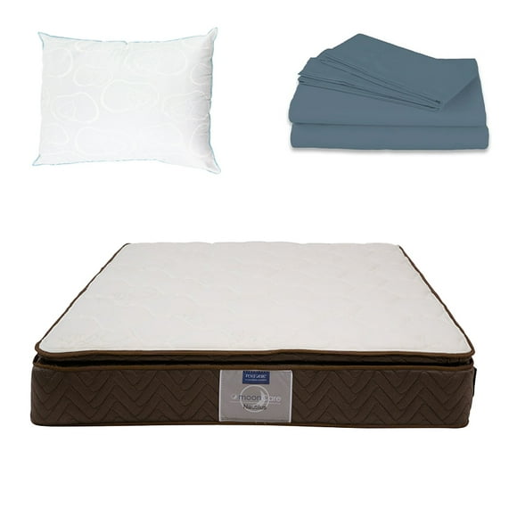 Colchón Individual Restonic Nautilus + Almohada Oso + Sábanas Basic