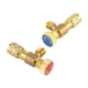 thumbnail image 5 of 2 Adaptadores de Carga de Refrigeración R410a R22 Refrigerante de Aire Acondicionado 1/4, Adaptador de Seguridad Con Válvula de Seguridad para Sae 1/4 Macho A 1/4 Híbra, 5 of 7
