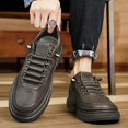 thumbnail image 5 of AUDeals Men Women Height Increasing Leather Sneakers Platform Low Top Chunky Lace Up Walking and Tennis Shoes, 5 of 6
