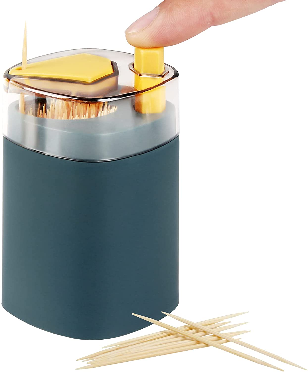 Portable Retractable Toothpick Holder,retro Pop Up Toothpicks Cocktail