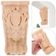 thumbnail image 4 of ColoMX Apliques de madera, molduras de madera decorativas, ménsula decorativa para muebles, moldura, bloque de esquina, 4 of 7