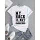 thumbnail image 3 of Letter Print Workout T-Shirt, Short Sleeve Crew Neck Casual Sports , Women's Clothing Tee For Adult, Men, Women, Teen, Teenager, Adolescent, Youth, 3 of 6