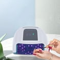 thumbnail image 3 of Professional Rechargeable 96W UV LED Portable Cordless UV Light for Nail Lamp Machine with Removable Stainless Steel Bottom, 4 Timer Setting and Smart Sensor Nail Dryer (Silver), 3 of 9