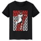thumbnail image 3 of Camiseta de algodón negra de manga corta de verano para niños y niñas, ropa deportiva, camisetas con estampado de estrella de fútbol Ronaldo, ropa para niños, 3 of 5