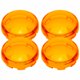 thumbnail image 3 of Turn Signal Lens Panel, Rugged 4pcs Universal Motorcycle Turn Signal Cover Abrasion Resistant For Motorbike Accessories ANGGREK AE2545, 3 of 8