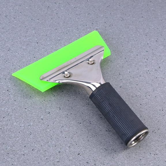 BEADCEST 1Pcs Stainless Steel Handheld Squeegee for Kitchen and Bathroom Cleaning 6.5x4.9x1.2in