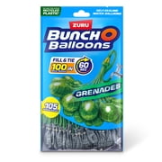 Bunch O Balloons Green Rapid-Filling 105 Self-Sealing Water Balloons (3 pack) for Kids, Teens & Adults Ages 3+ by ZURU