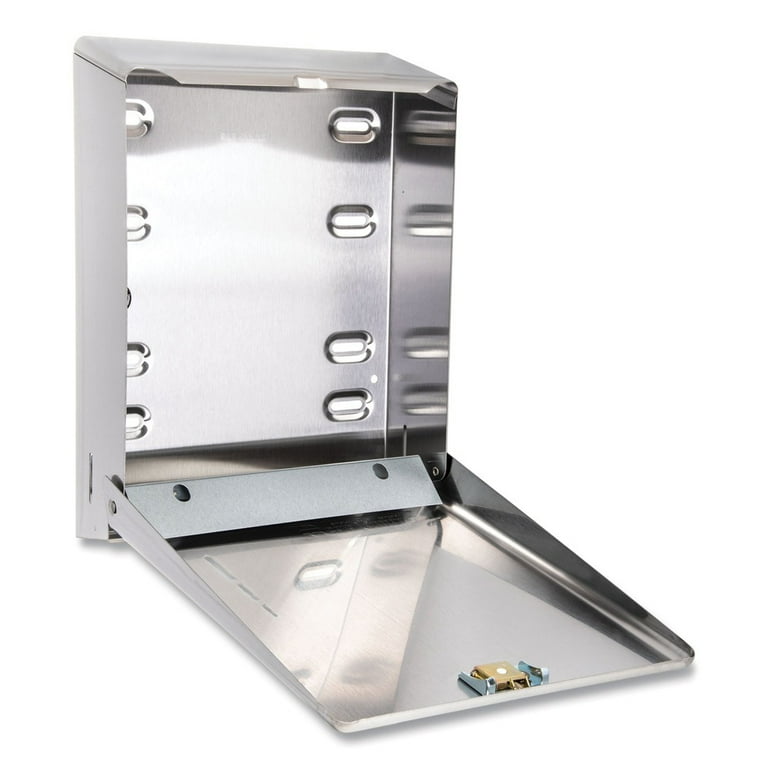 C-Fold/Multifold Towel Dispenser, 11.38 x 4 x 14.75, Stainless Steel C-Fold/Multifold Towel Dispenser, 11.38 x 4 x 14.75, Stainless Steel
