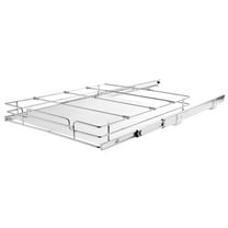KFFKFF 17 x 21 inch Wire Drawer Basket Pull Out Cabinet Under Sink Organizer