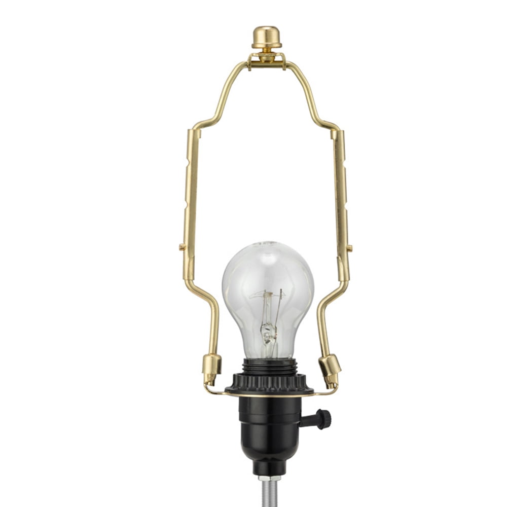 8" Tall Brass Plated Regular Lamp Harp - Lamp Part - 54043J