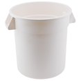 thumbnail image 1 of Contenedor de residuos Winco de 10 galones, resistente, blanco, 1 of 5