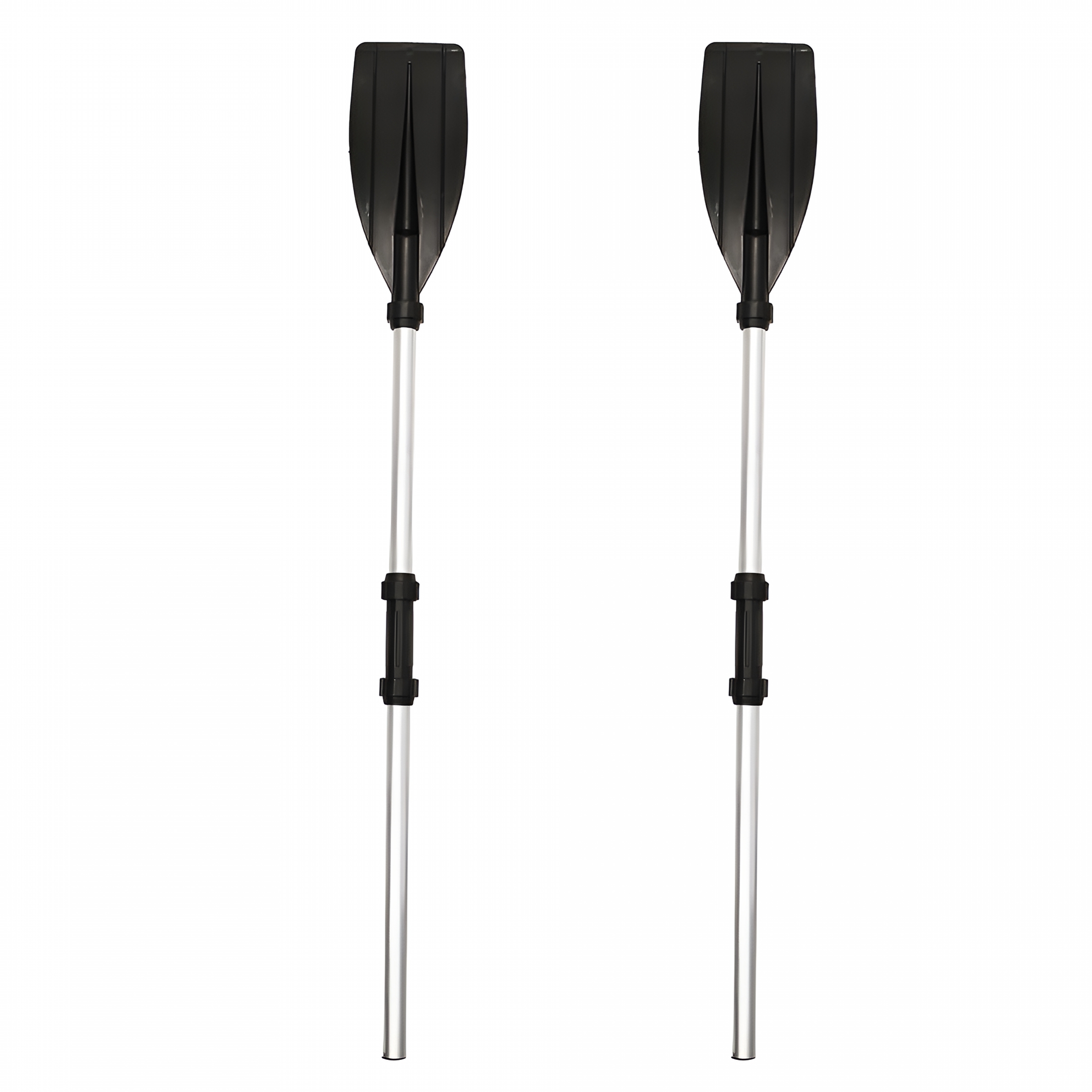 MELIVO 2pcs 80'' Boat Oars, Kayak Paddles Double Ended Adjustable Length Aluminum Detachable Paddles With Anti-slip Grips For Dinghy