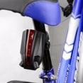 thumbnail image 3 of Naturegr 2 Laser + 5 LEDs Rear Bike Tail Light Logo Beam Safety Warning Red Lamp, 3 of 7