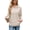 Beige, variant on Eternatastic Womens Pullover Hoodie Sweatshirts Casual Loose Long Sleeve Ribbed Knit Shirts With Kangaroo Pocket Hoodies