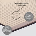 thumbnail image 3 of Cuaderno con vida silvestre Dingbats A5 tapa dura elefante gris Papel crema 100g/m², 3 of 3