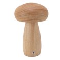 thumbnail image 1 of Haofy Birch Wood Mushroom Lamp with USB Rechargeable, Touch Control Dimmable Bedside Light for Home Decor, 1 of 8