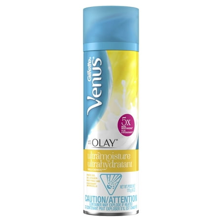 Gillette Venus with Olay UltraMoisture Vanilla Cashmere Shave Gel (Best Shaving Cream For Women's Pubic Area)