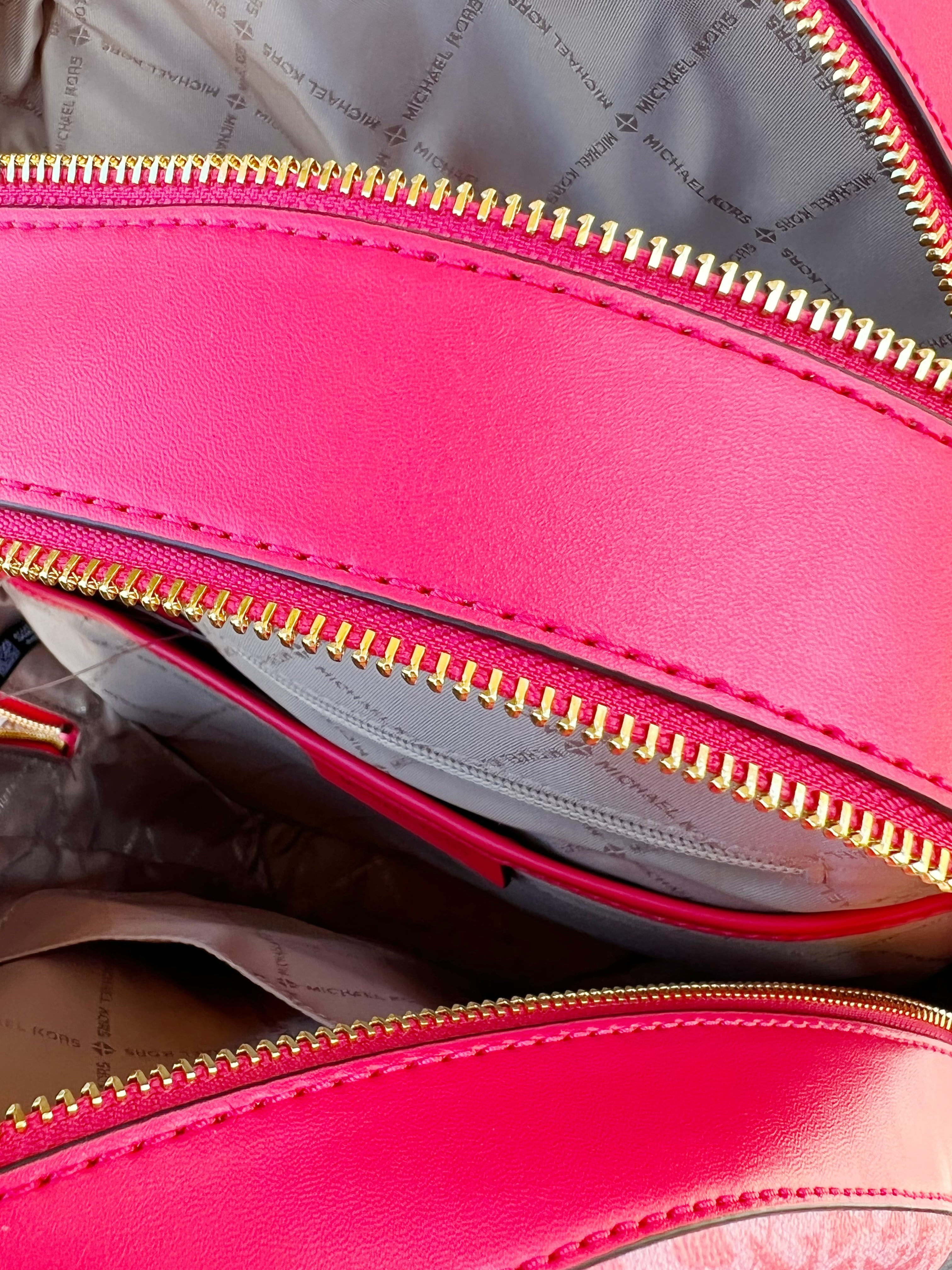 Michael Kors Large Abbey Jaycee Backpack Grapefruit MK Michael Kors Large Abbey Jaycee Backpack Grapefruit MK