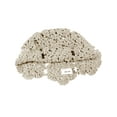 thumbnail image 6 of DLAPL Women Cotton Crochet Beanie Hat  Handmade Knit Cutout Floral Skull Cap, 6 of 6