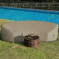 thumbnail image 5 of Covers&All Curved Outdoor Couch Cover, 1000D Waterproof, UV-Resistant Patio Furniture Cover, 5 of 7