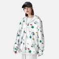 thumbnail image 3 of Balery Cartoon House Car Sudadera ligera de manga larga con capucha y protección solar UPF 50+ para hombre y mujer, ideal para pesca y running-Large, 3 of 7