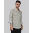 thumbnail image 3 of Classic-contemporary Men's Printed Full Sleeve Casual Linen Shirt, 3 of 6