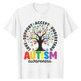 thumbnail image 4 of Autism Awareness T Shirts for Men 2026 Summer Casual Short Sleeve Crewneck Graphic Tees, 4 of 4