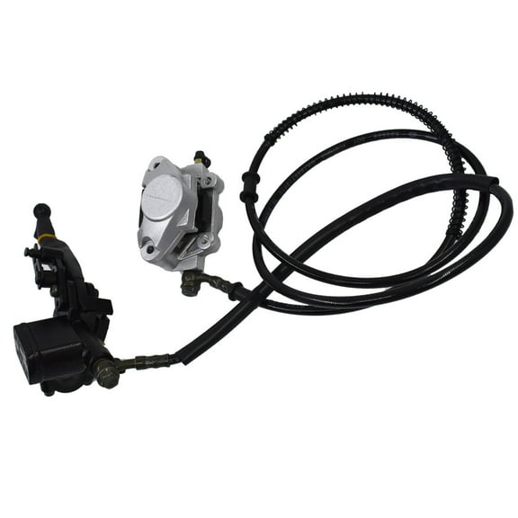 Hydraulic Rear Disc Brake Caliper System & Pads Fit for 150cc 250cc Quad Dirt Bikes ATVs