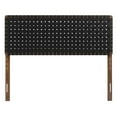 thumbnail image 4 of Headboard, Queen Size, Walnut Black, Vegan Leather, Bedroom, Modern Contemporary HB36766, 4 of 8