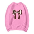 thumbnail image 3 of Chandail en Molleton Sans Capuche pour Femmes - Imprimé Football, Col Rond Surdimensionné pour Tenue Décontractée et de Jour de Match, 3 of 3