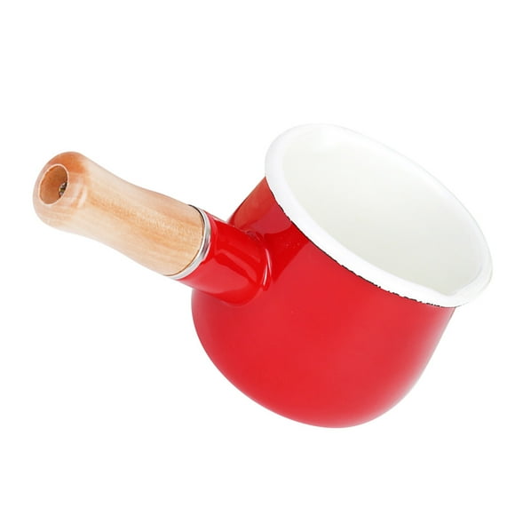 EXHUMKY Sauce Pan De Esmalte Con Mango Para Cocina Multifuncional En Casa