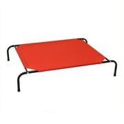 Angle View: Aleko Basic Elevated Steel Frame Pet Cot