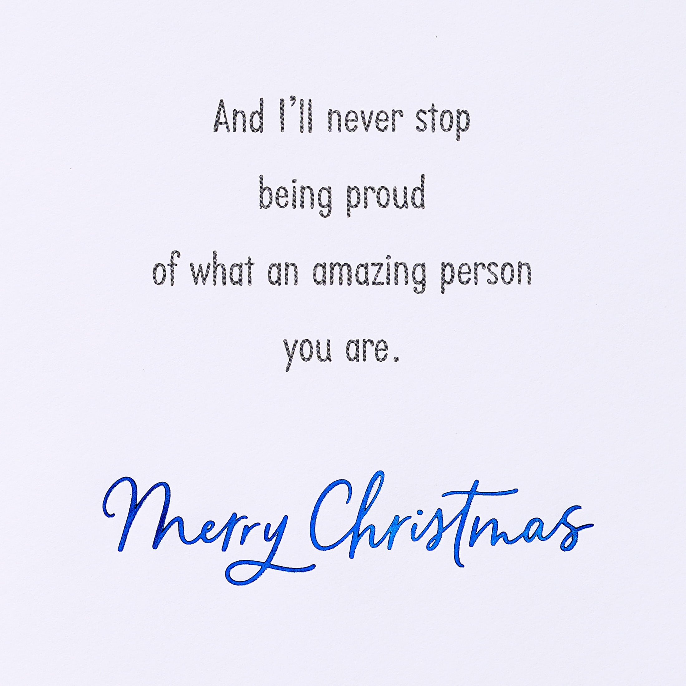 American Greetings Christmas Card for Son (Amazing Person)