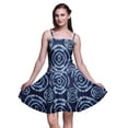 thumbnail image 1 of Bimba Robe d'Été à Bretelles Spaghetti Imprimée Shibori Robe de Plage Fête - Petite, 1 of 5