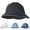 Black, variant on Fisherman Hat Breathable All Match with Windproof Rope Sun Protection Flat Top Anti-UV Cowboy Wide Brim Foldable Sun Hat Daily Wear