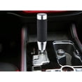 thumbnail image 3 of LAICAIW Weighted Shift Knob Short Stick Gear Shifter Adapter Leather Shift Knobs for Most Automatic Manual Vehicle Trucks,Silver, 3 of 7