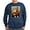 Navy, variant on CafePress - New Cat Of Many Colors Sweatshirt (Dark) - Classic Crew Neck Sweatshirt