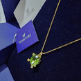thumbnail image 2 of COLLAR COLGANTE SWAROVSKI GEMA TALLAS MIXTAS MULTI COLOR ORO DORADO CRISTALES MUJER, 2 of 7